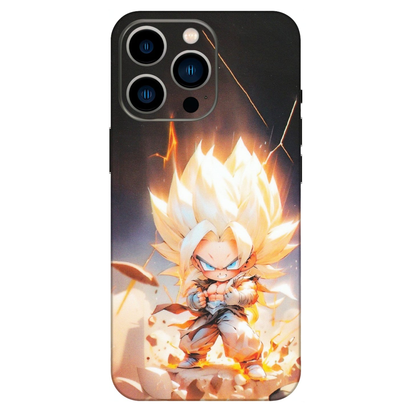 Apple iPhone Skins (All Models) - Goku Dragon Cute Anime - Matte Finish (M-131) iPhone 13 Pro