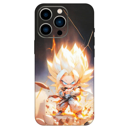 Apple iPhone Skins (All Models) - Goku Dragon Cute Anime - Matte Finish (M-131) iPhone 13 Pro