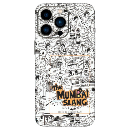 Apple iPhone Skins (All Models) - The Mumbai Slang - Matte Finish (M-142) iPhone 13 Pro