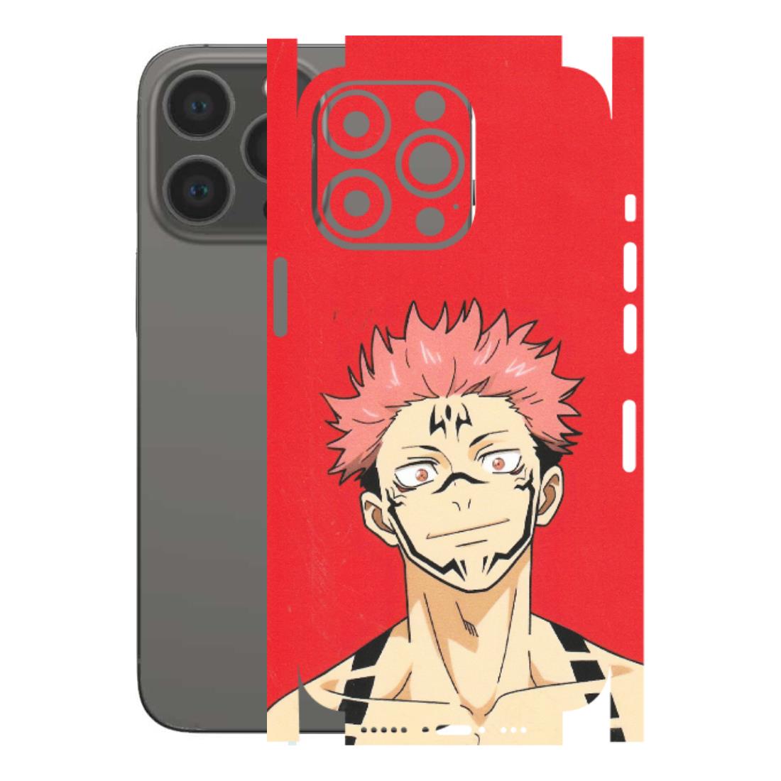 Apple iPhone Skins (All Models) - Ryomen Sukuna Fun Anime - Matte Finish (M-153) iPhone 13 Pro