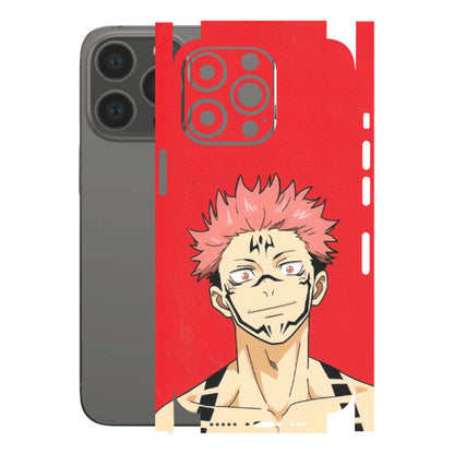 Apple iPhone Skins (All Models) - Ryomen Sukuna Fun Anime - Matte Finish (M-153) iPhone 13 Pro