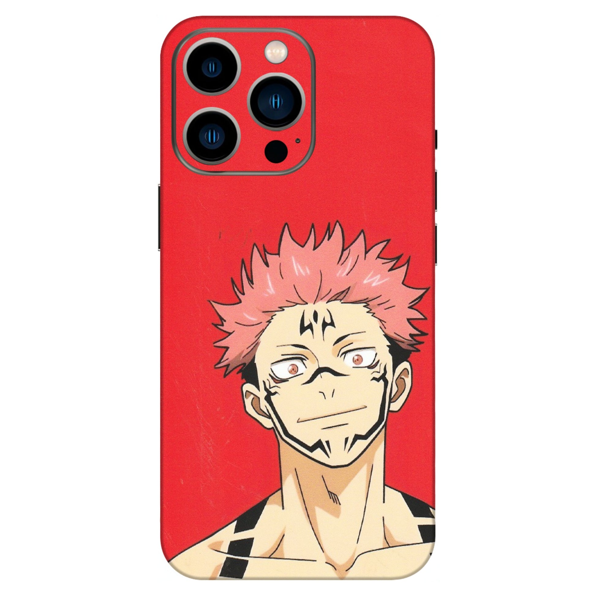 Apple iPhone Skins (All Models) - Ryomen Sukuna Fun Anime - Matte Finish (M-153) iPhone 13 Pro
