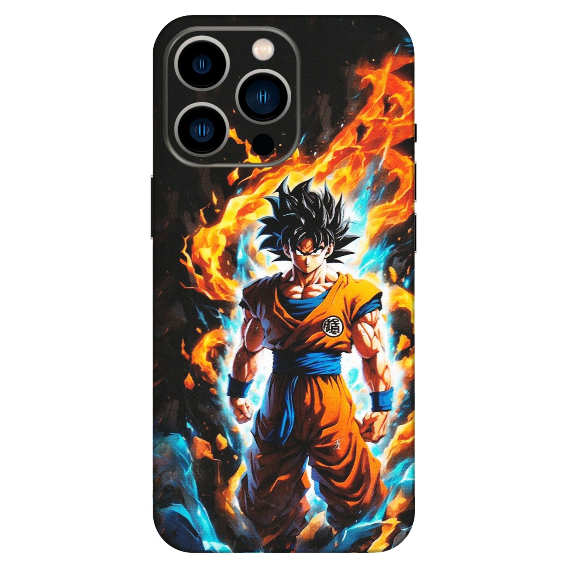 Apple iPhone Skins (All Models) - Goku Transformation Anime - Matte Finish (M-159) iPhone 13 Pro