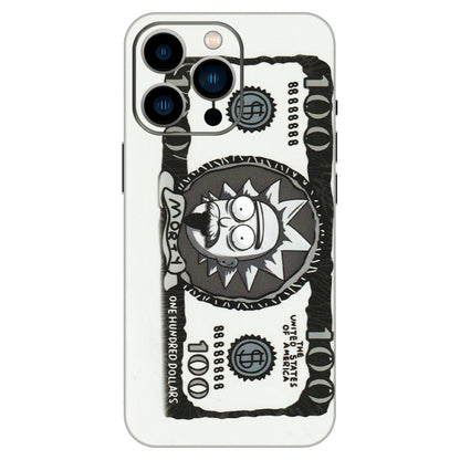 Apple iPhone Skins (All Models) - Rick And Morty Hundred Dollar Anime - Matte Finish (M-161) iPhone 13 Pro