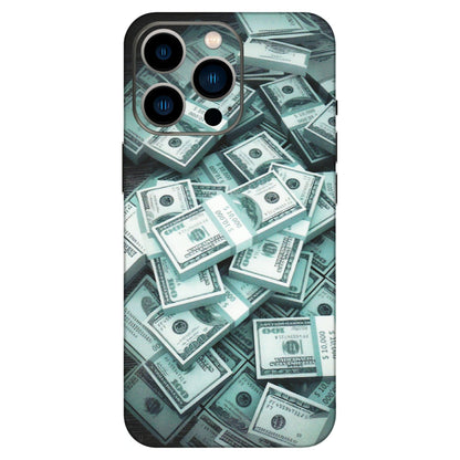 Apple iPhone Skins (All Models) - Hundred Dollar Bill - Matte Finish (M-162) iPhone 13 Pro