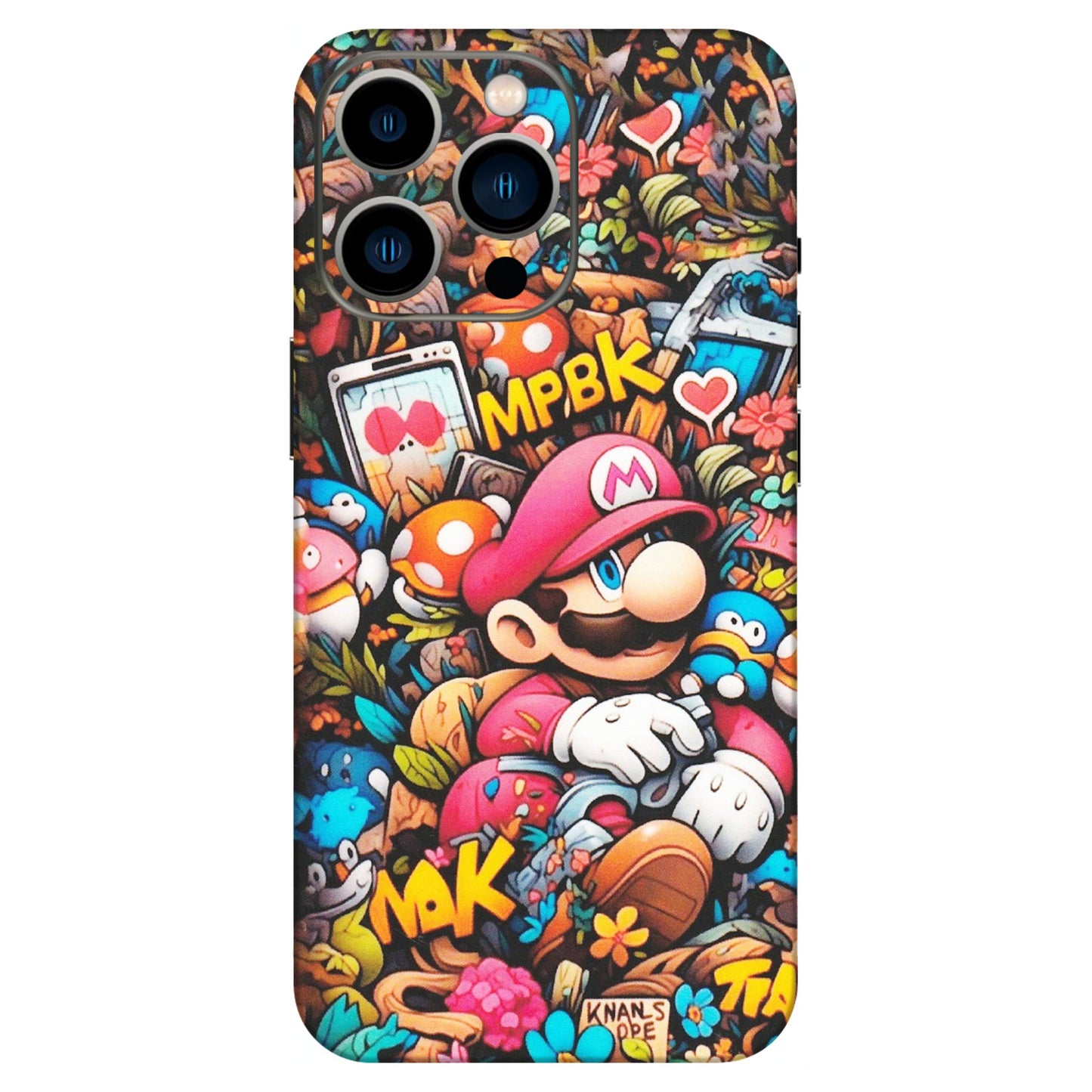 Apple iPhone Skins (All Models) - Super Mario Bros Artistic - Matte Finish (M-173) iPhone 13 Pro