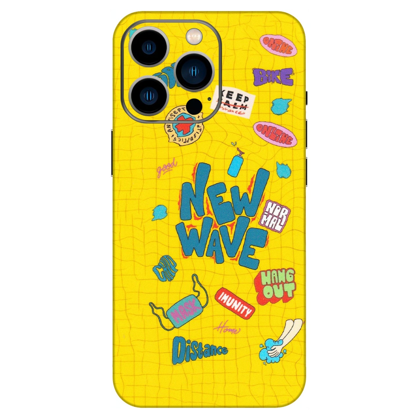 Apple iPhone Skins (All Models) - New Wave Life - Matte Finish (M-17) iPhone 13 Pro