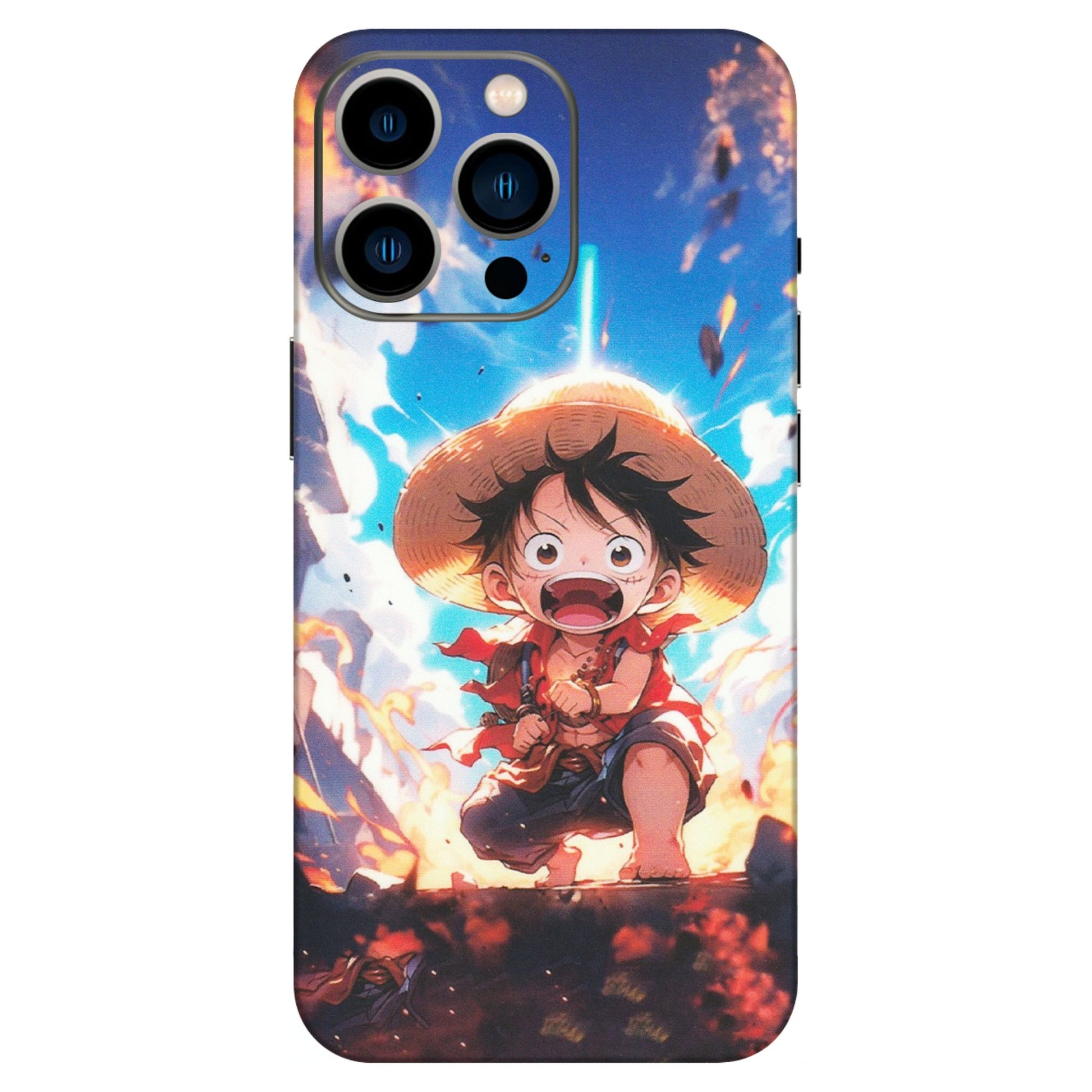 Apple iPhone Skins (All Models) - Toon One Piece Cute Character - Matte Finish (M-35) iPhone 13 Pro