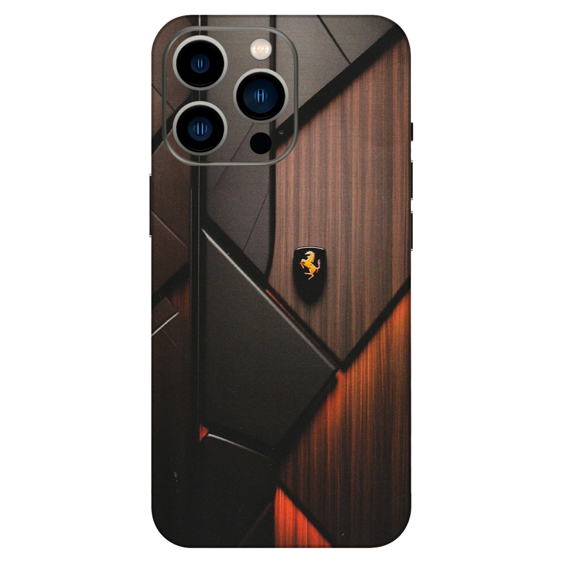 Apple iPhone Skins (All Models) - Lambo Beauty Wood Pattern Sober - Matte Finish (M-51) iPhone 13 Pro