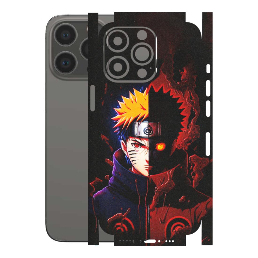 Apple iPhone Skins (All Models) - Naruto X Evil - Matte Finish (M-70) iPhone 13 Pro
