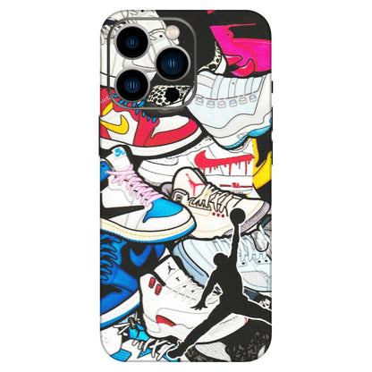 Apple iPhone Skins (All Models) - Jordan Sneakers Fan - Matte Finish (M-80) iPhone 13 Pro