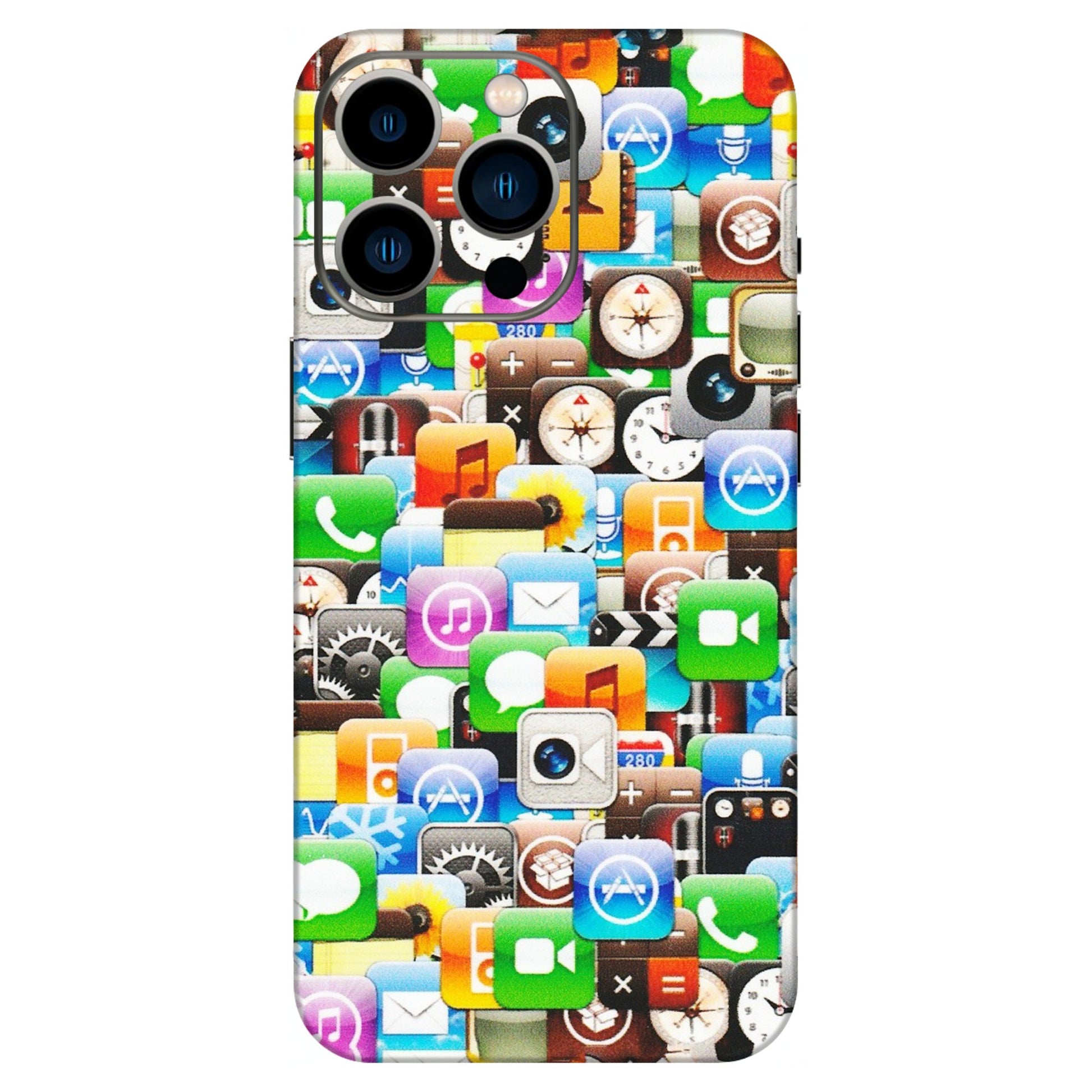 Apple iPhone Skins (All Models) - All Apple Icons - Matte Finish (M-93) iPhone 13 Pro