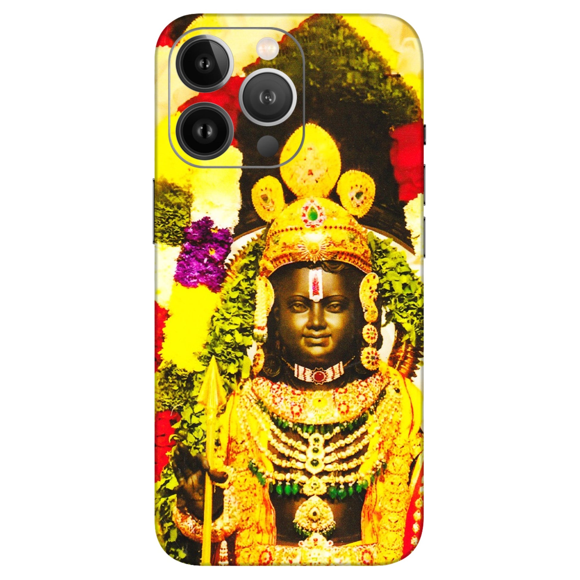 Apple iPhone Skins (All Models) - Ram Lalla Ayodhya - 3D Embossed Finish (L-103) iPhone 13 Pro Max
