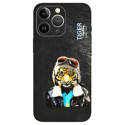 Apple iPhone Skins (All Models) - Rider Tiger - 3D Embossed Finish (L-113) iPhone 13 Pro Max