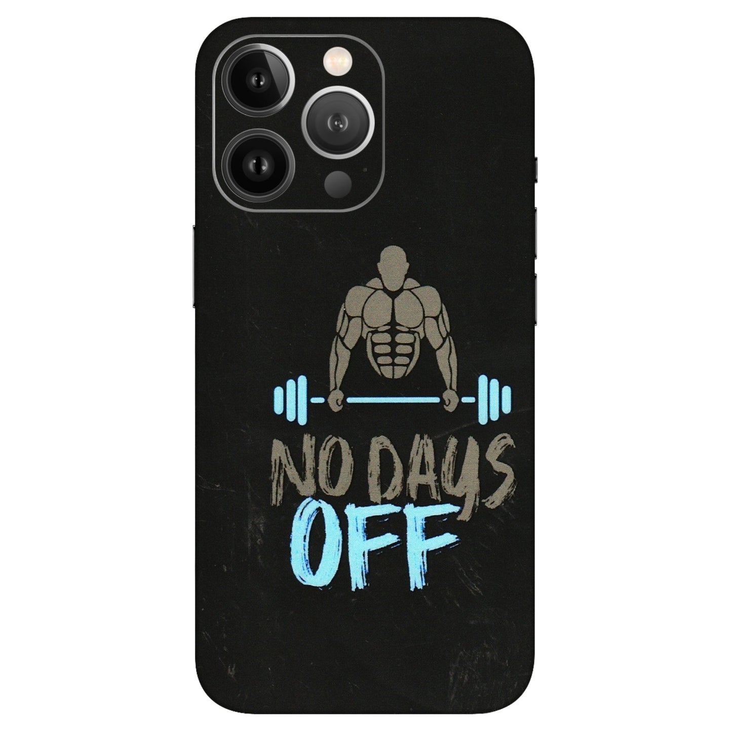 Apple iPhone Skins (All Models) - Gym Lover - 3D Embossed Finish (L-127) iPhone 13 Pro Max