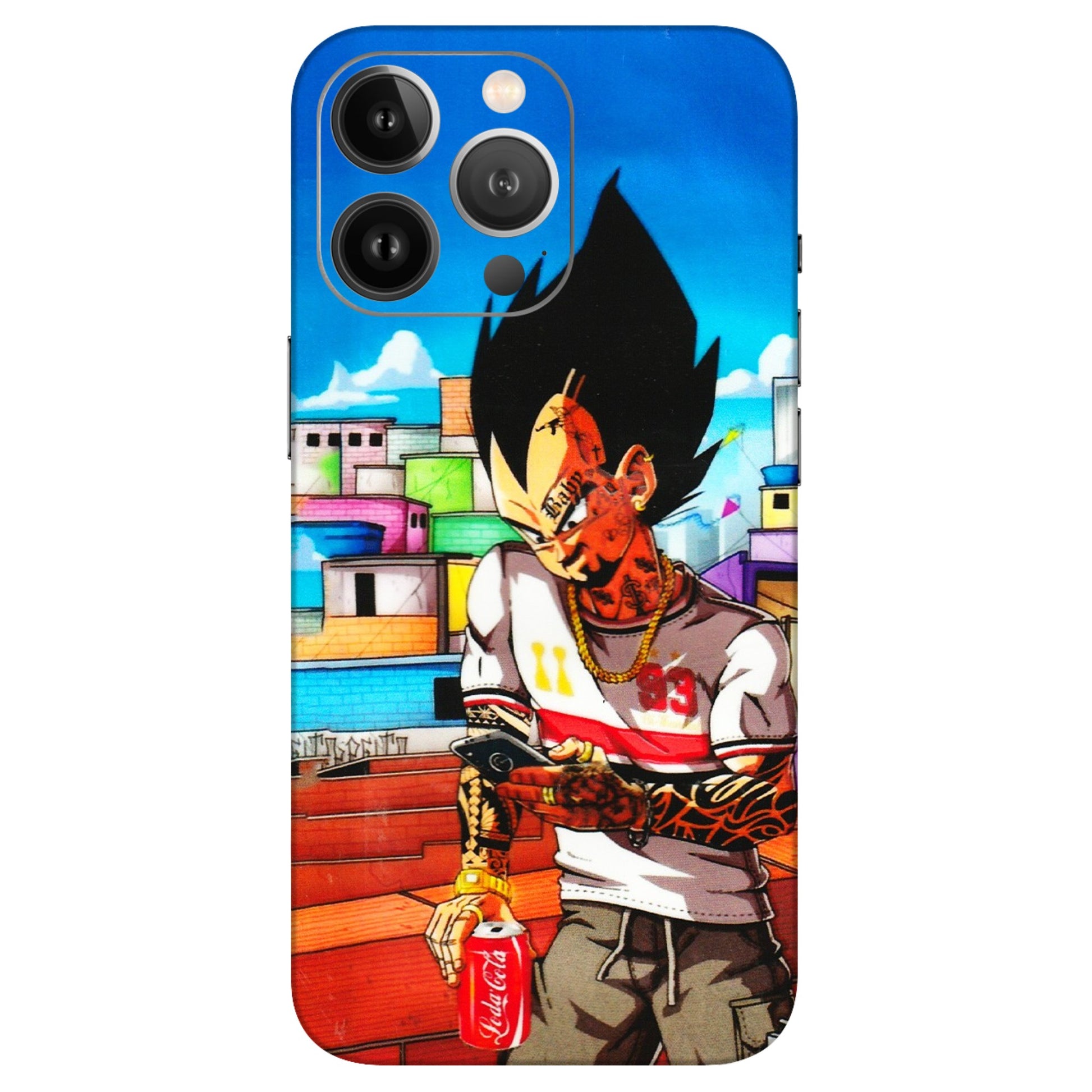 Apple iPhone Skins (All Models) - Vegeta - 3D Embossed Finish (L-136) iPhone 13 Pro Max