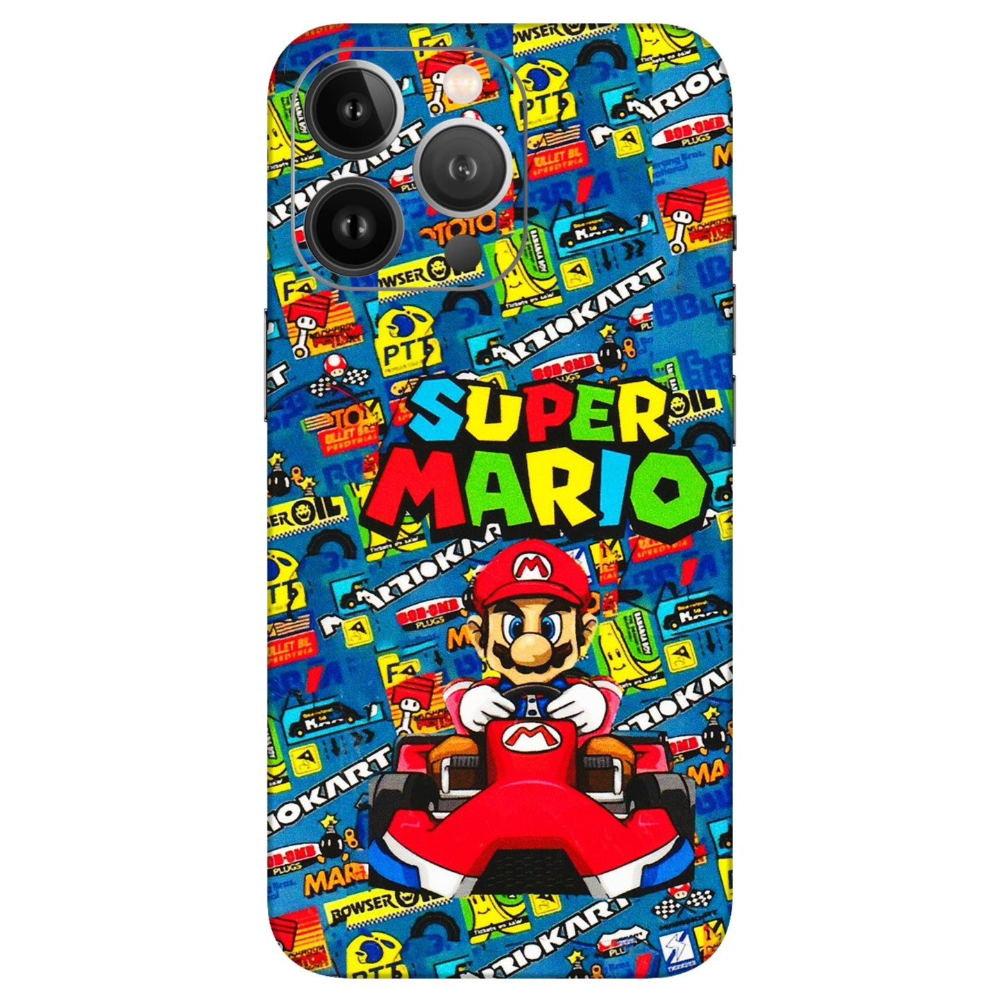 Apple iPhone Skins (All Models) - Super Mario Kart - 3D Embossed Finish (L-140) iPhone 13 Pro Max