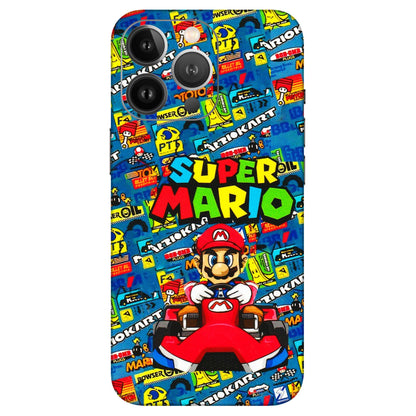 Apple iPhone Skins (All Models) - Super Mario Kart - 3D Embossed Finish (L-140) iPhone 13 Pro Max