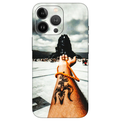 Apple iPhone Skins (All Models) - Jai Adiyogi Mahakaal - 3D Embossed Finish (L-164) iPhone 13 Pro Max