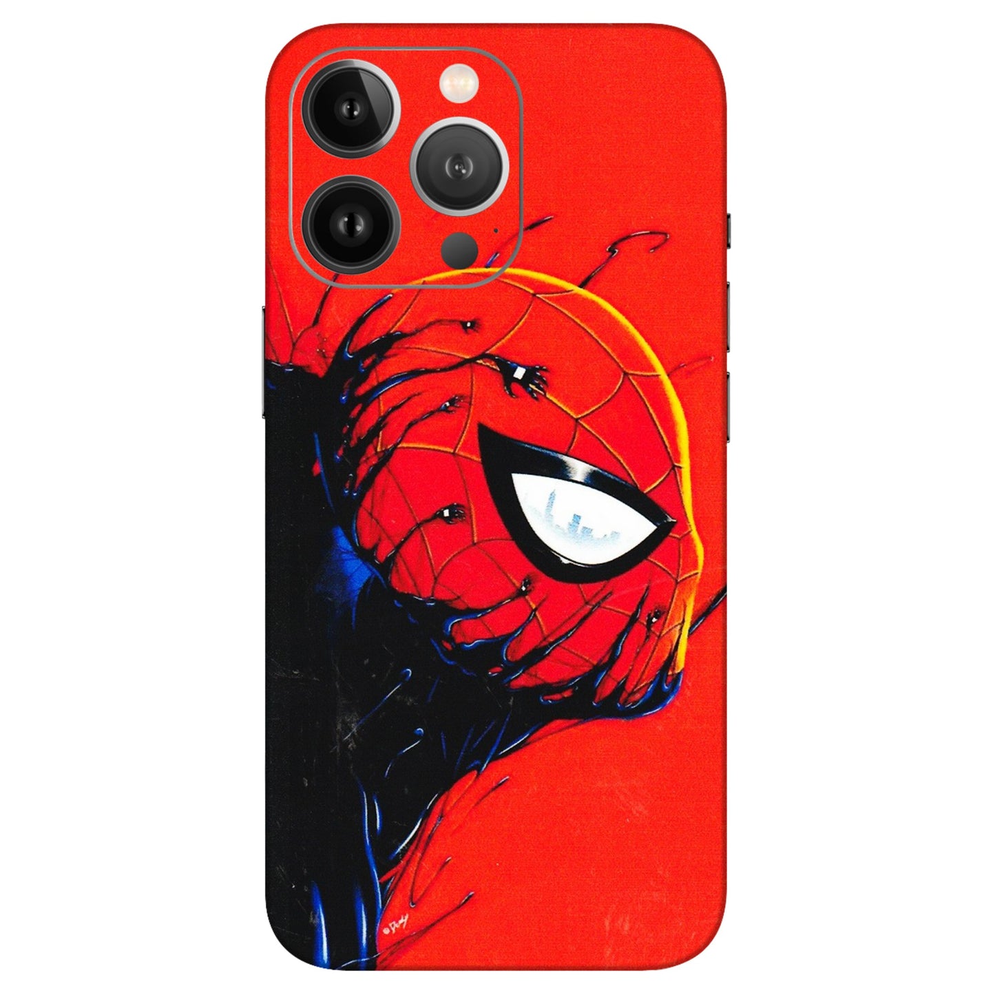 Apple iPhone Skins (All Models) - Spiderman Face Venom - 3D Embossed Finish (L-165) iPhone 13 Pro Max