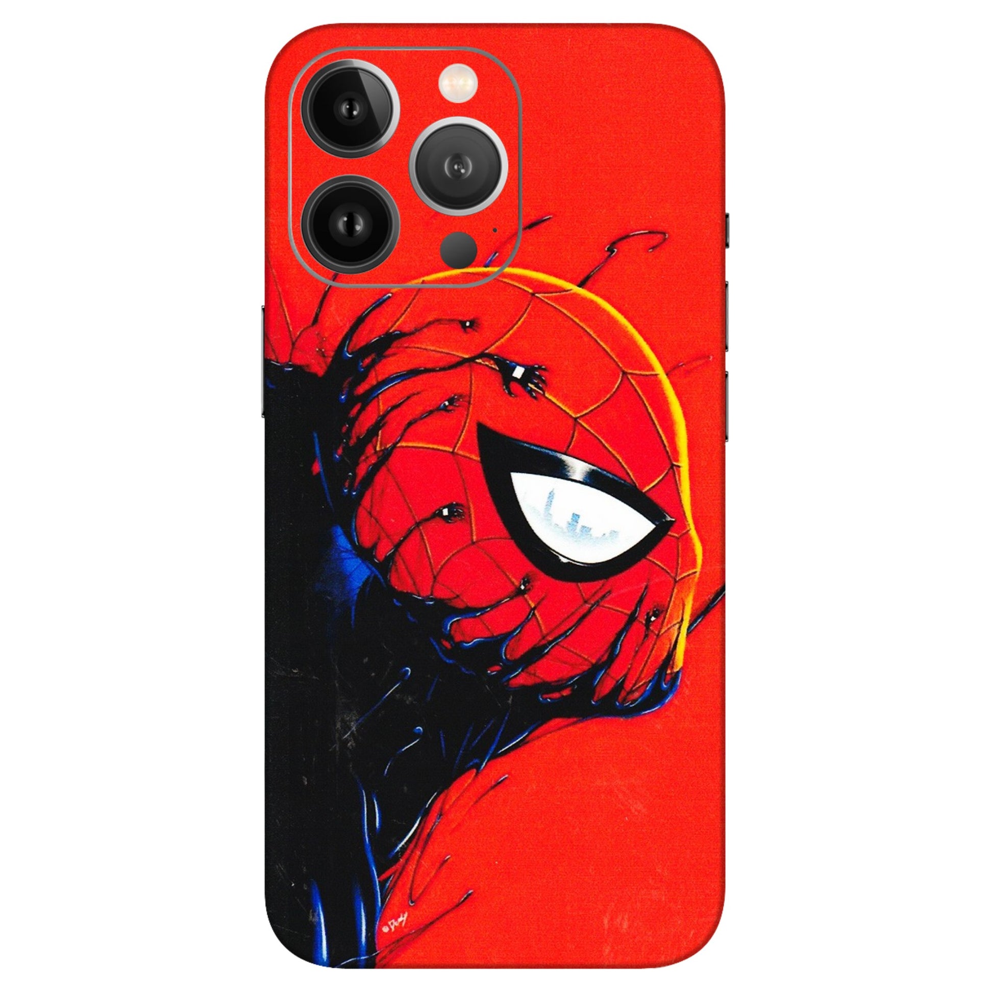 Apple iPhone Skins (All Models) - Spiderman Face Venom - 3D Embossed Finish (L-165) iPhone 13 Pro Max