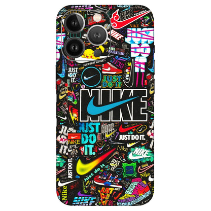 Apple iPhone Skins (All Models) - Just Do It Doodles - 3D Embossed Finish (L-166) iPhone 13 Pro Max
