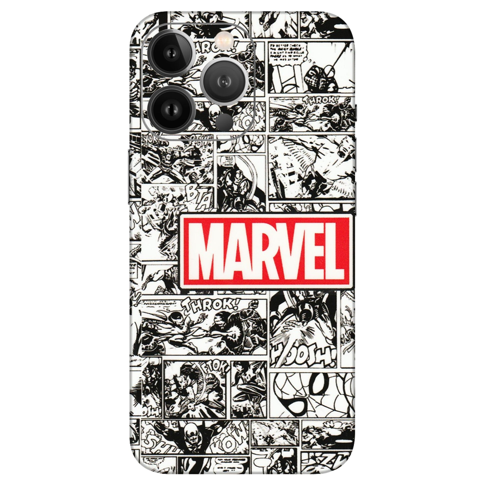 Apple iPhone Skins (All Models) - Marvel Comic - 3D Embossed Finish (L-171) iPhone 13 Pro Max