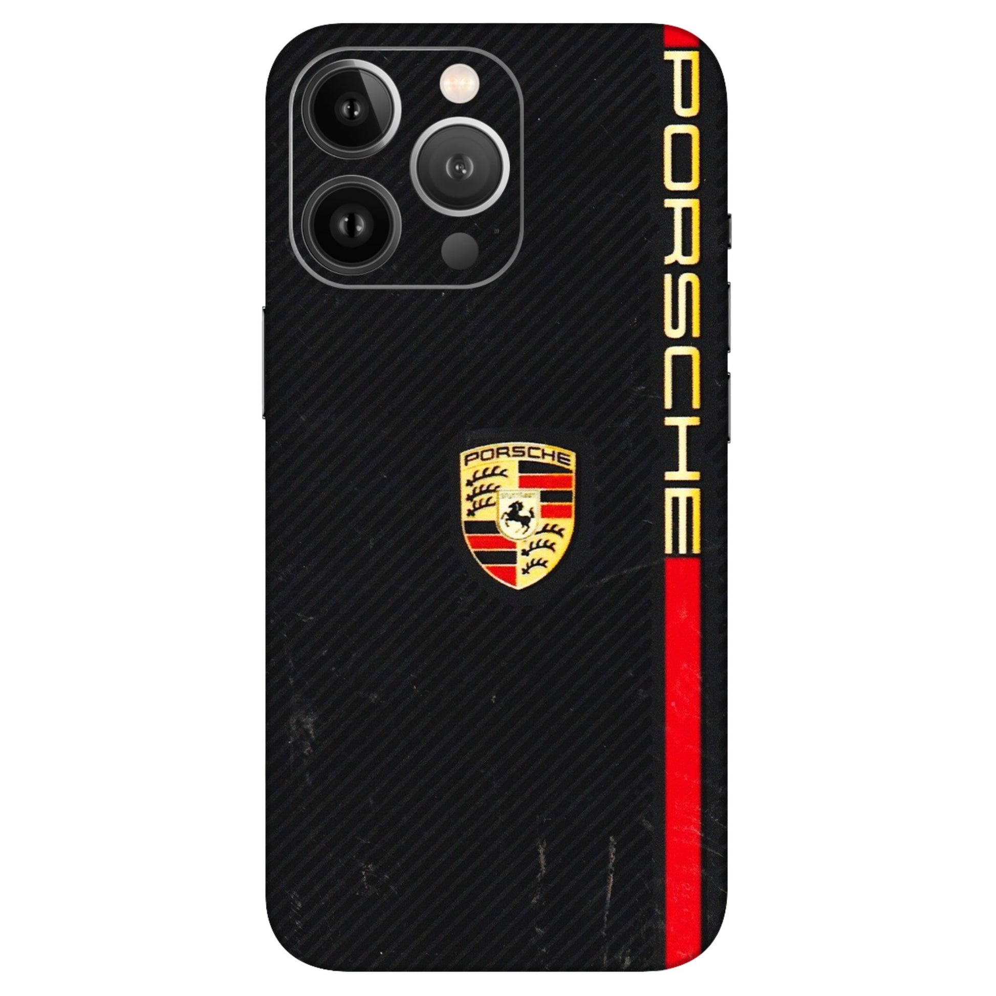 Apple iPhone Skins (All Models) - Premium Porsche - 3D Embossed Finish (L-225) iPhone 13 Pro Max