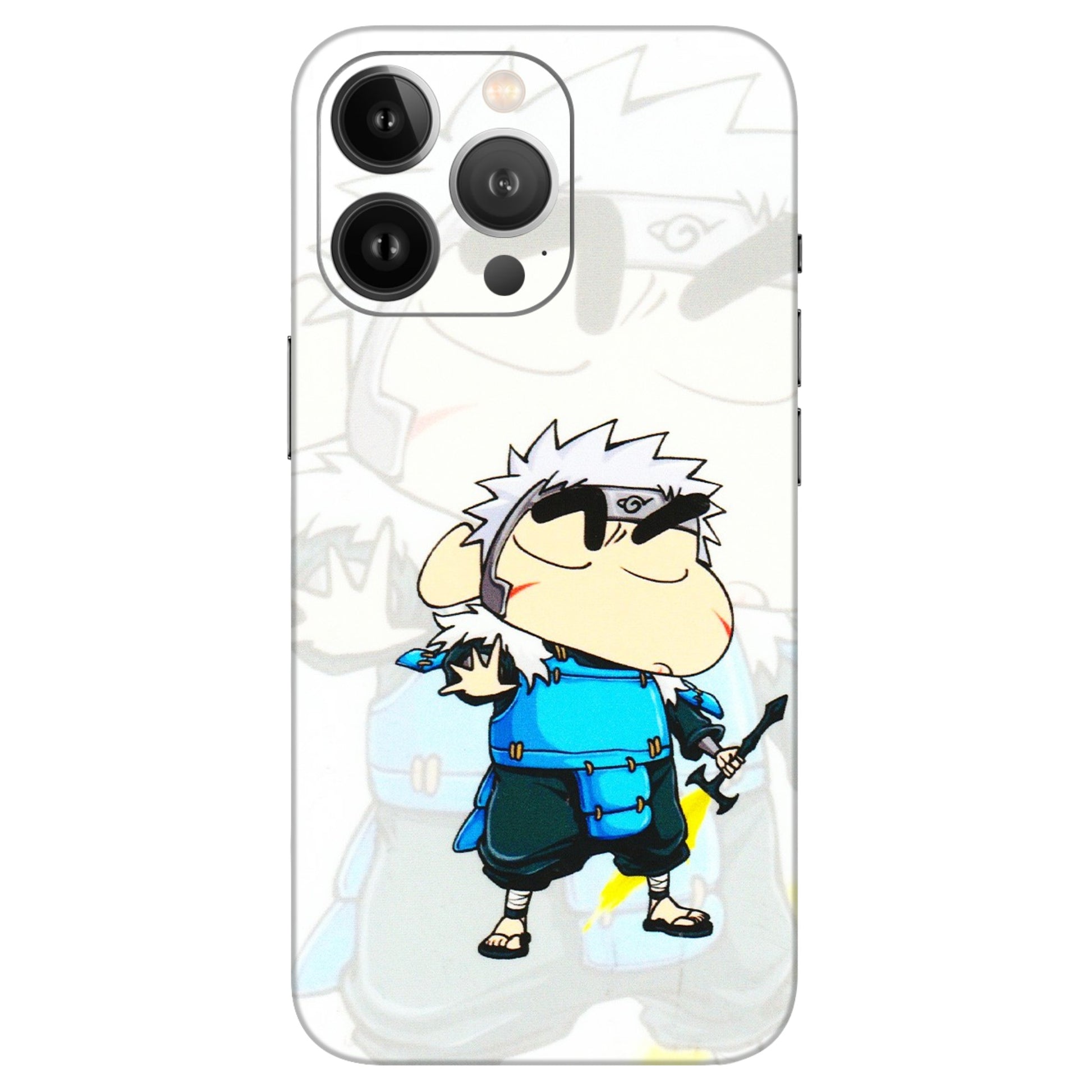 Apple iPhone Skins (All Models) - Angry Young Shinchan - 3D Embossed Finish (L-226) iPhone 13 Pro Max