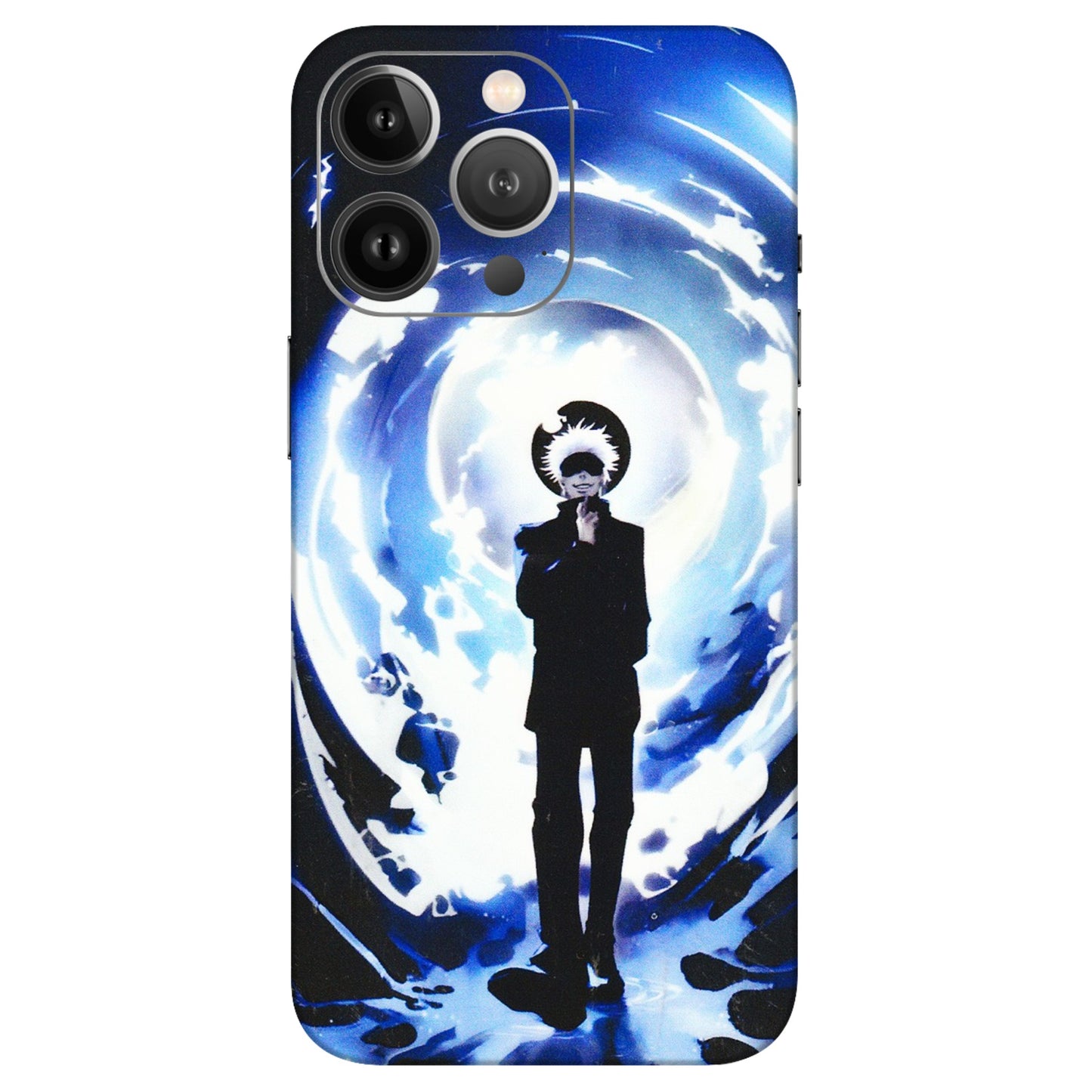 Apple iPhone Skins (All Models) - Satoru Gojo Dark Blue - 3D Embossed Finish (L-235) iPhone 13 Pro Max