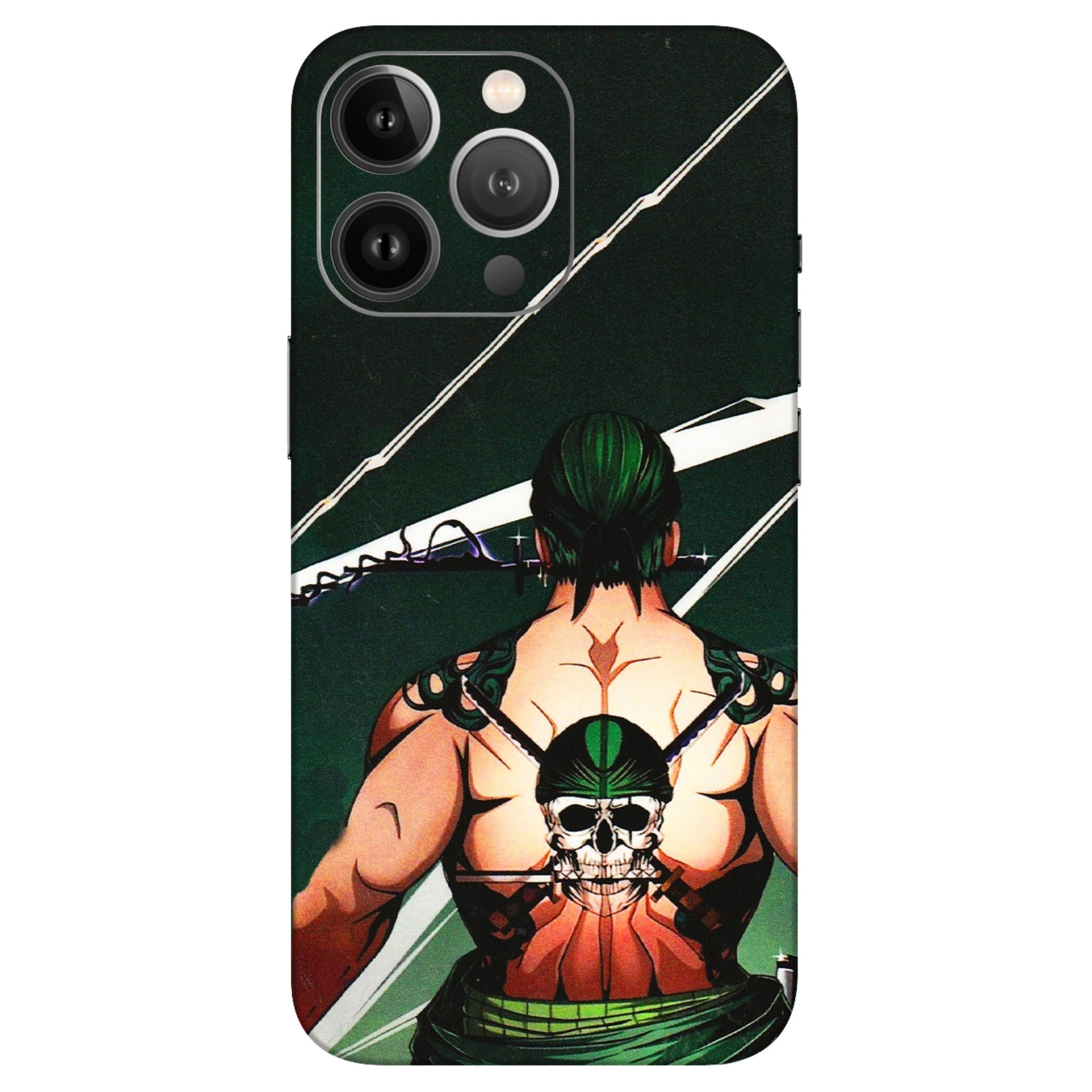Apple iPhone Skins (All Models) - Zoro Anime - 3D Embossed Finish (L-23) iPhone 13 Pro Max