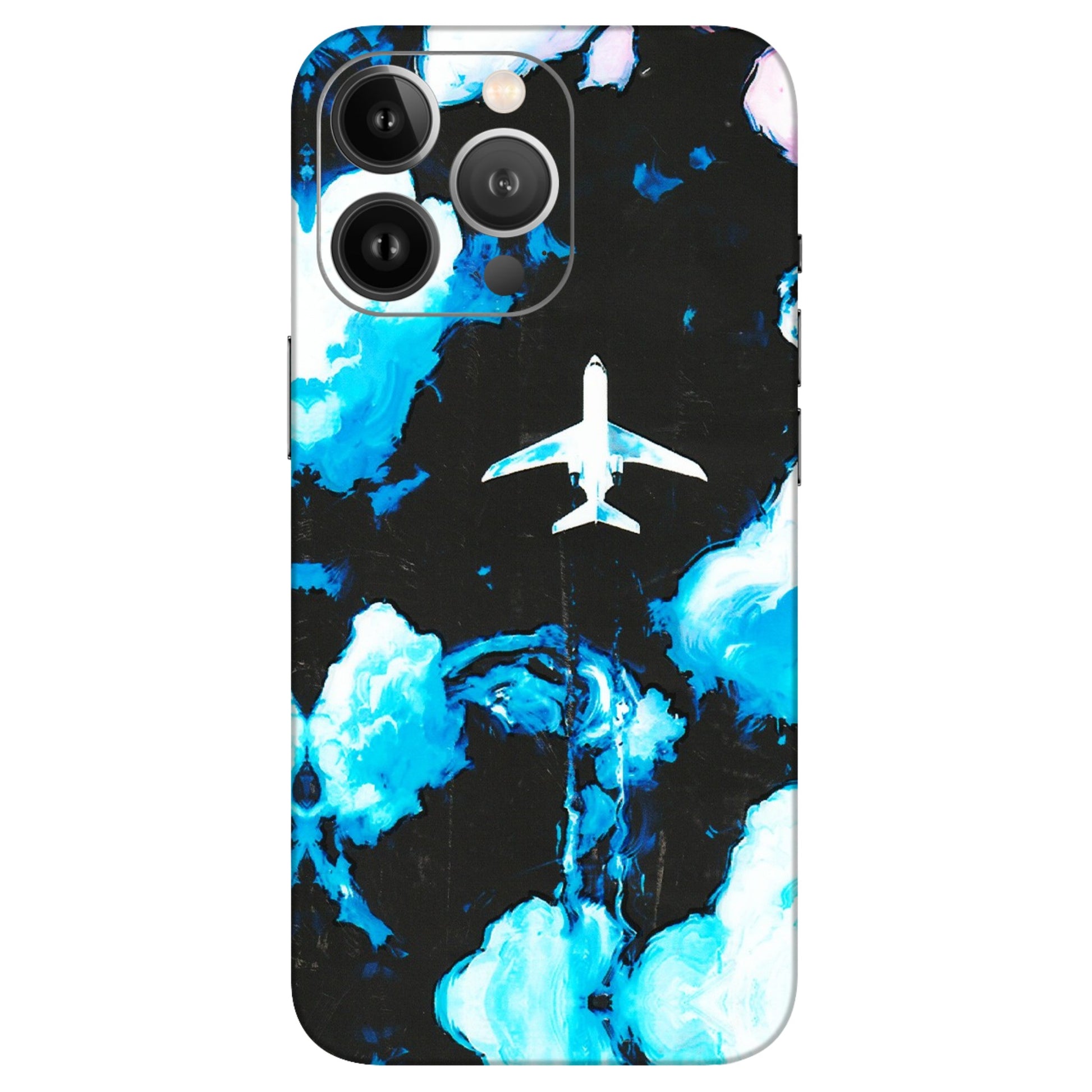Apple iPhone Skins (All Models) - Travel In Airline - 3D Embossed Finish (L-264) iPhone 13 Pro Max