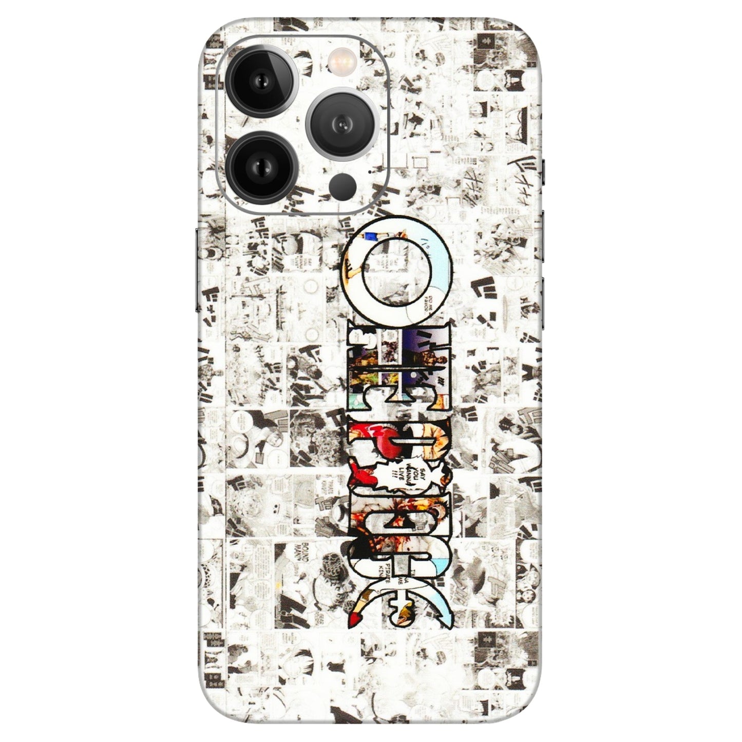Apple iPhone Skins (All Models) - One Piece Manga - 3D Embossed Finish (L-26) iPhone 13 Pro Max