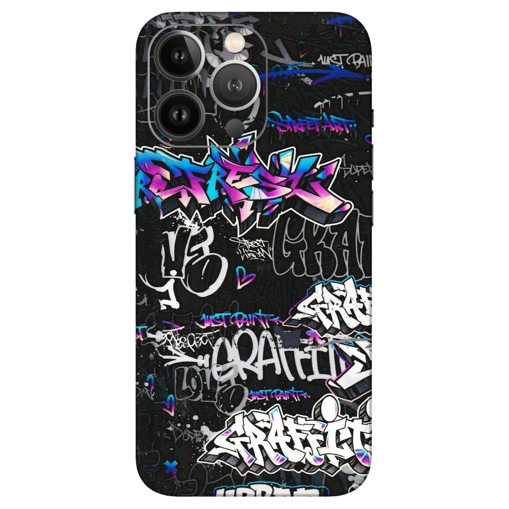 Apple iPhone Skins (All Models) - Graffiti Killer - 3D Embossed Finish (L-274) iPhone 13 Pro Max