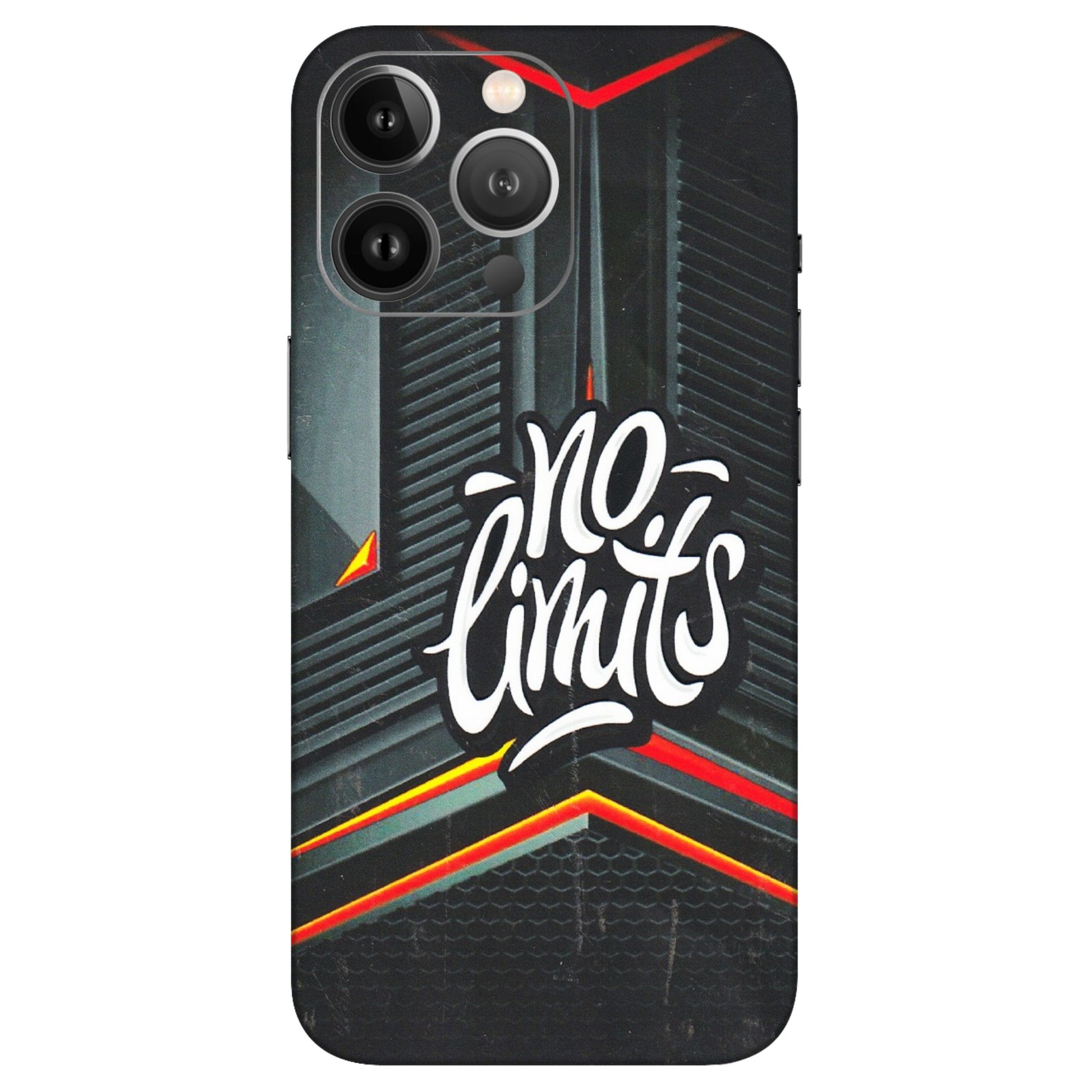 Apple iPhone Skins (All Models) - No Limits - 3D Embossed Finish (L-286) iPhone 13 Pro Max