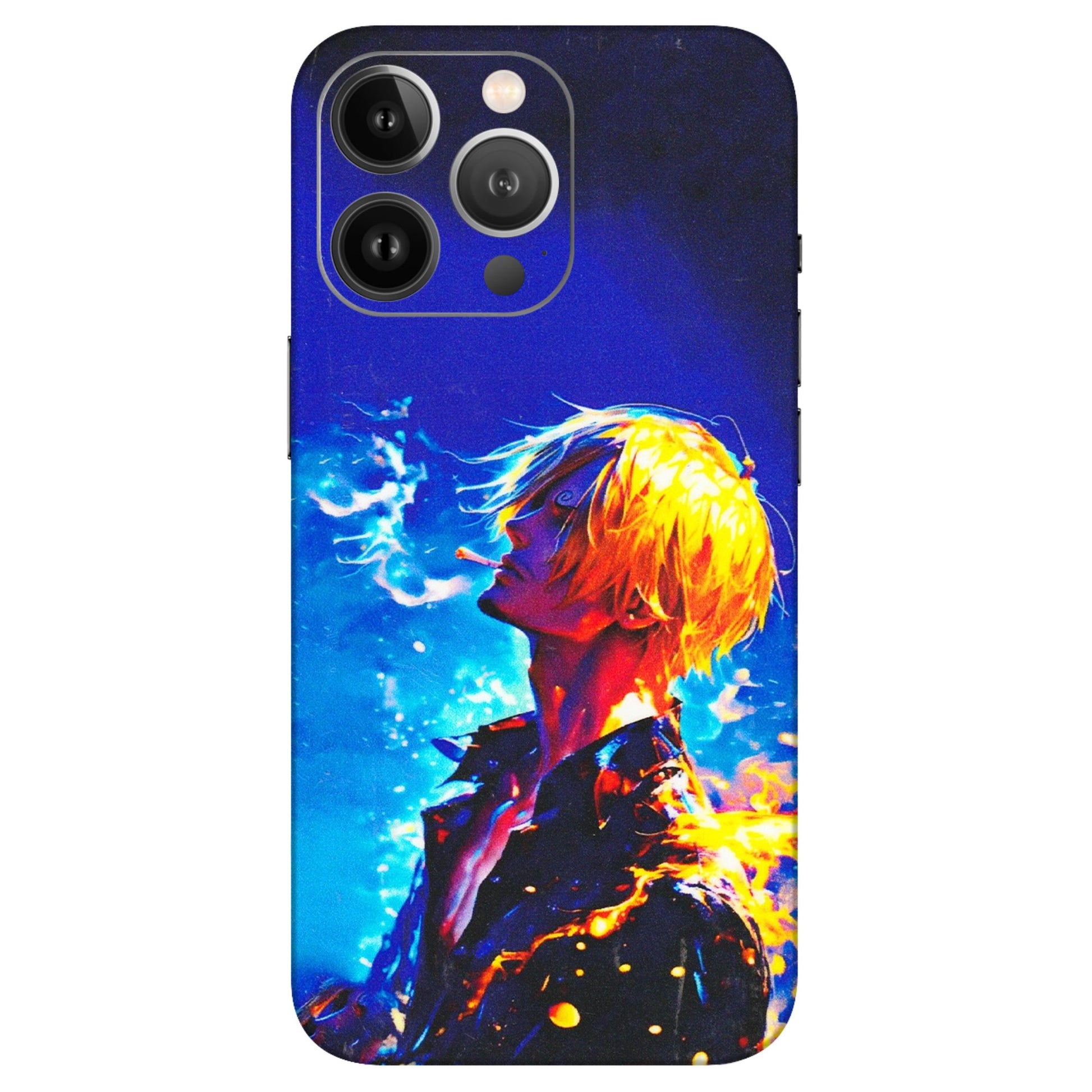 Apple iPhone Skins (All Models) - Sanji Vinsmoke One Piece - 3D Embossed Finish (L-319) iPhone 13 Pro Max