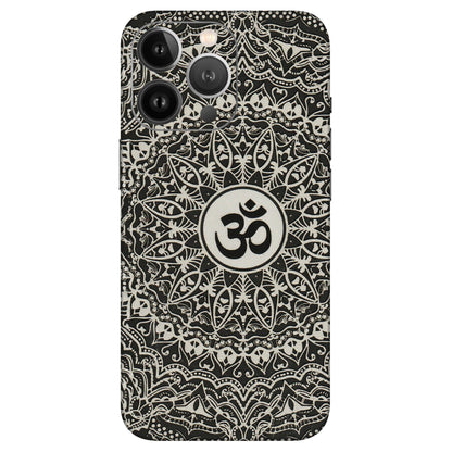 Apple iPhone Skins (All Models) - Aum Elegant Mandala - 3D Embossed Finish (L-62) iPhone 13 Pro Max