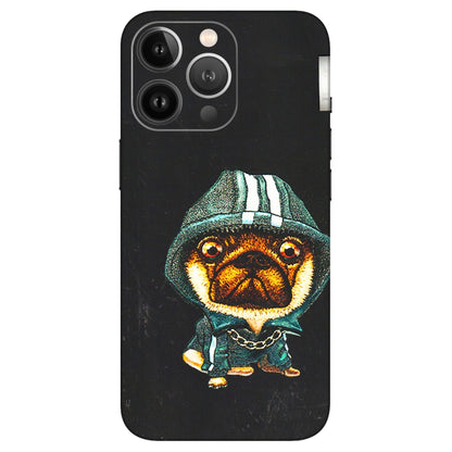 Apple iPhone Skins (All Models) - Puppy N Hoodie - 3D Embossed Finish (L-90) iPhone 13 Pro Max