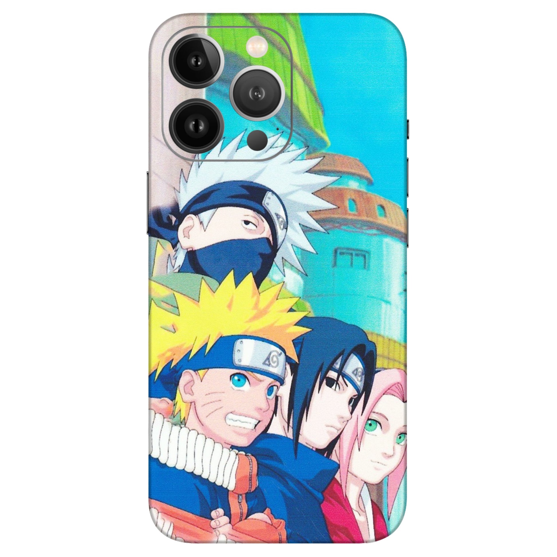 Apple iPhone Skins (All Models) - Team Minato And Kakashi - Matte Finish (M-101) iPhone 13 Pro Max