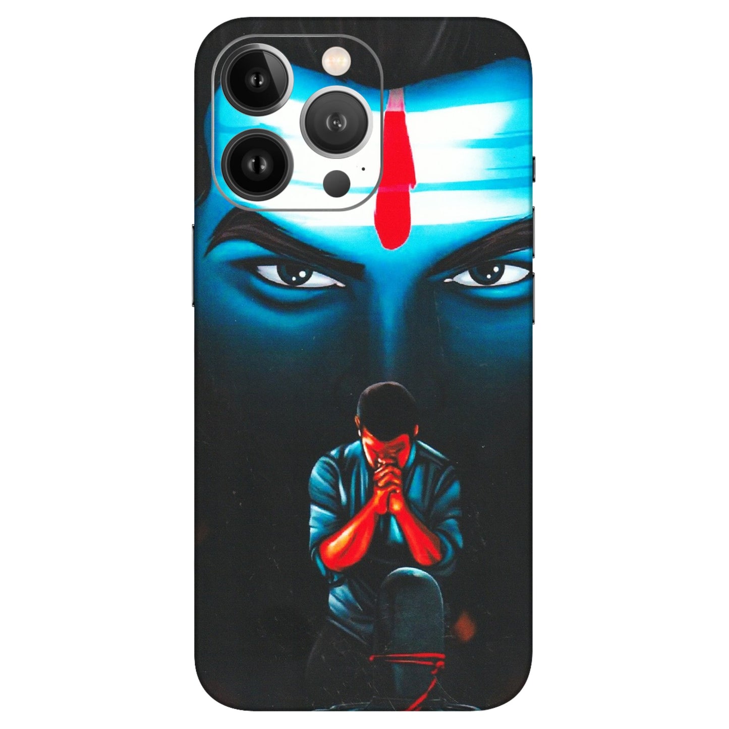 Apple iPhone Skins (All Models) - Mahakal Bhakt - Matte Finish (M-112) iPhone 13 Pro Max
