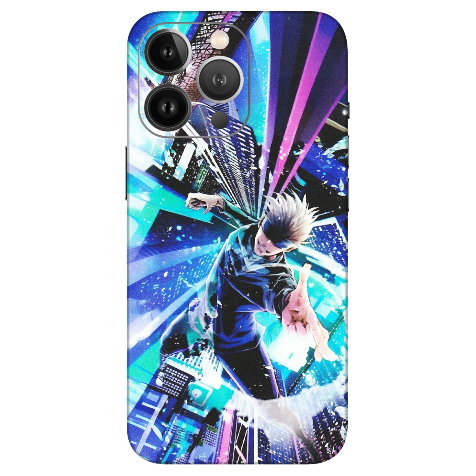 Apple iPhone Skins (All Models) - Manga Action Jujustu Kaisen Anime - Matte Finish (M-155) iPhone 13 Pro Max