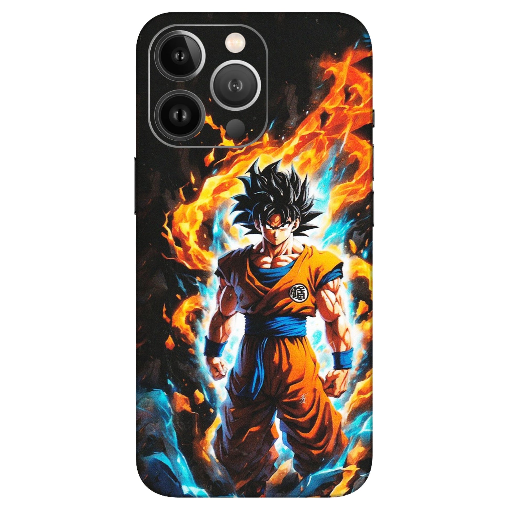 Apple iPhone Skins (All Models) - Goku Transformation Anime - Matte Finish (M-159) iPhone 13 Pro Max