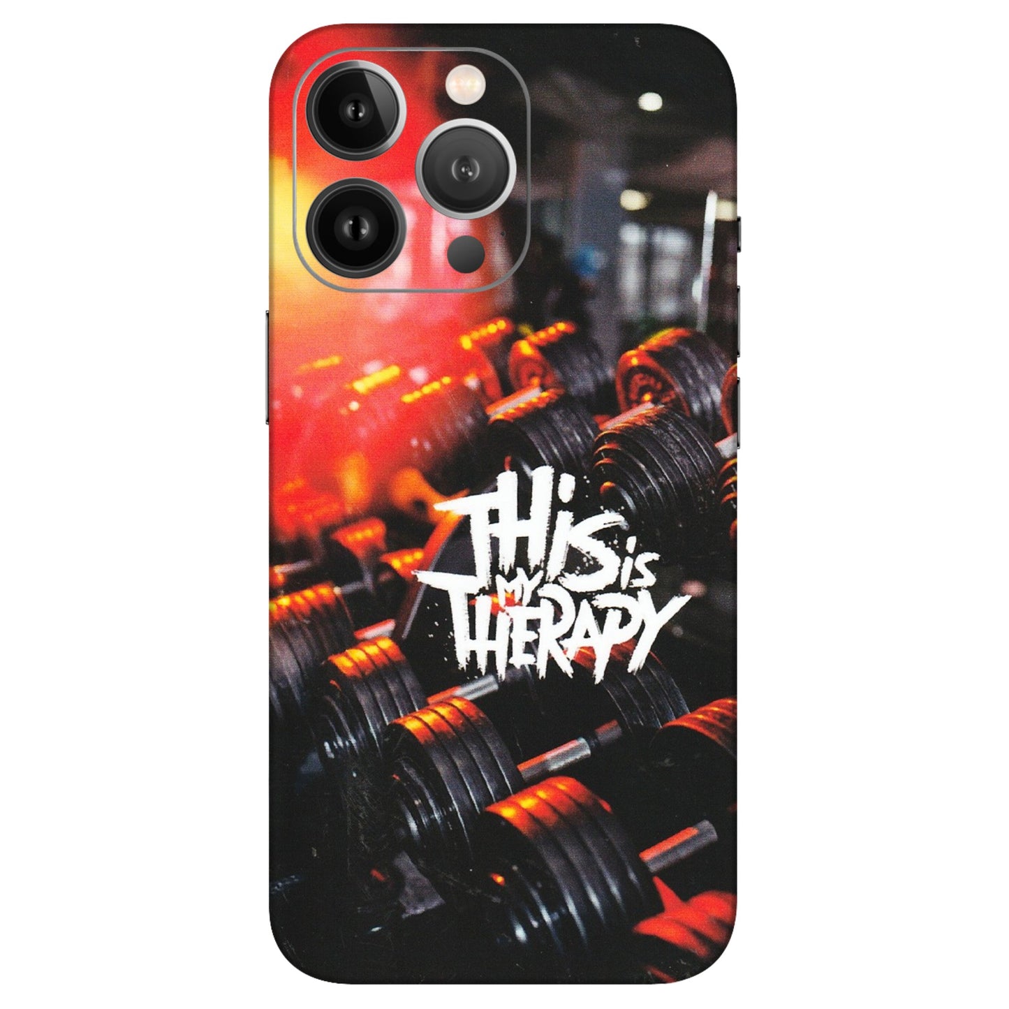 Apple iPhone Skins (All Models) - GYM Lover Therapy - Matte Finish (M-160) iPhone 13 Pro Max
