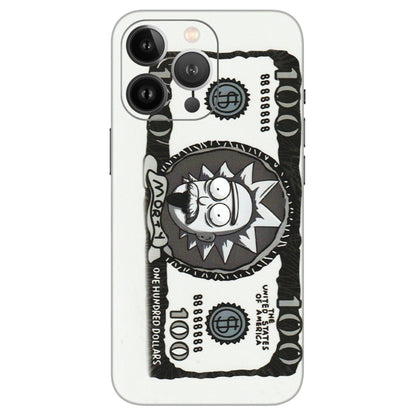 Apple iPhone Skins (All Models) - Rick And Morty Hundred Dollar Anime - Matte Finish (M-161) iPhone 13 Pro Max