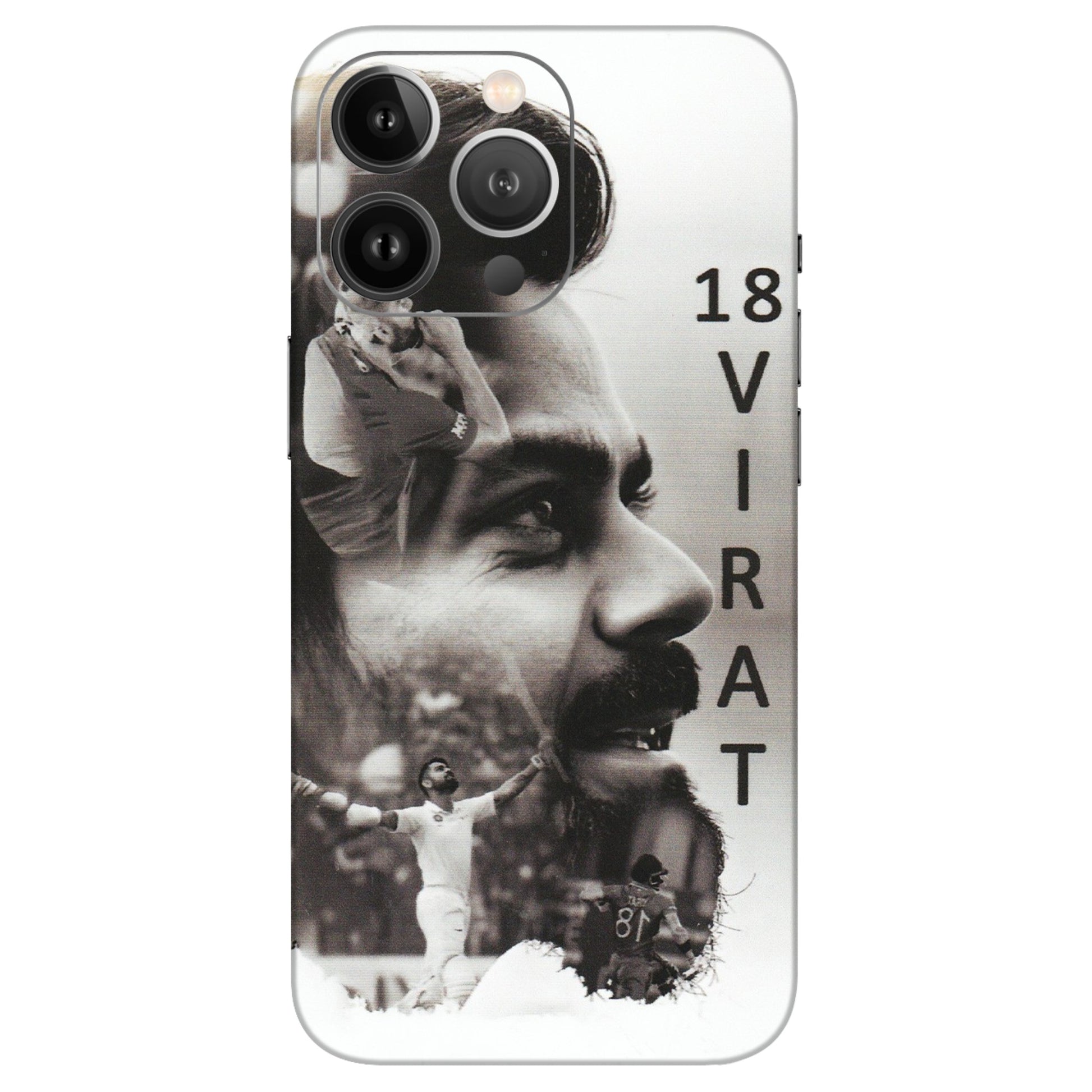 Apple iPhone Skins (All Models) - Virat Kohli Cricketer - Matte Finish (M-163) iPhone 13 Pro Max