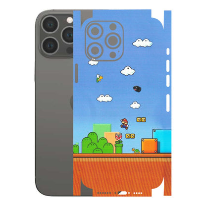 Apple iPhone Skins (All Models) - Mario Game Scene - Matte Finish (M-24) iPhone 13 Pro Max