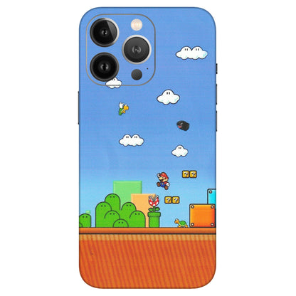 Apple iPhone Skins (All Models) - Mario Game Scene - Matte Finish (M-24) iPhone 13 Pro Max
