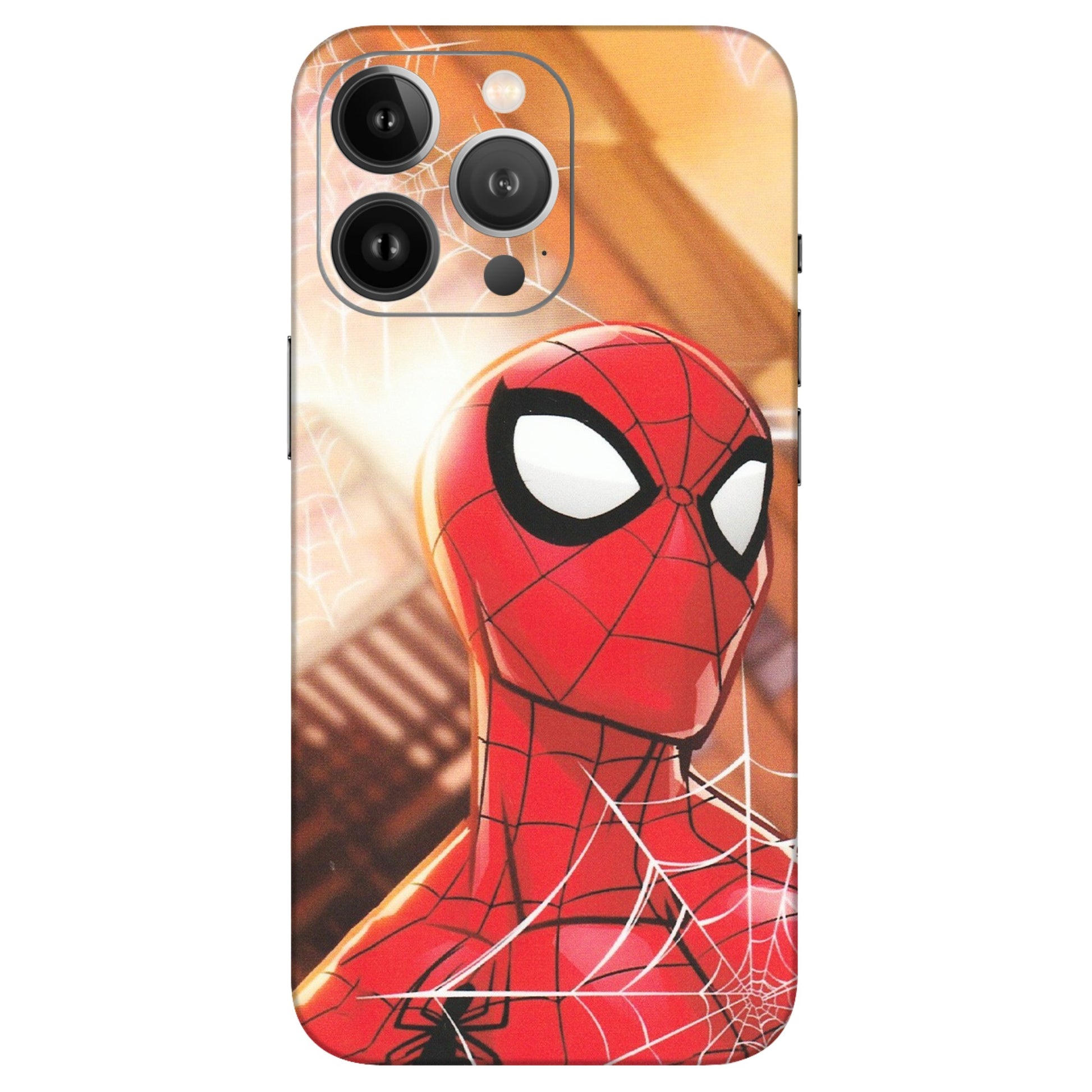 Apple iPhone Skins (All Models) - Spiderman Face New - Matte Finish (M-41) iPhone 13 Pro Max