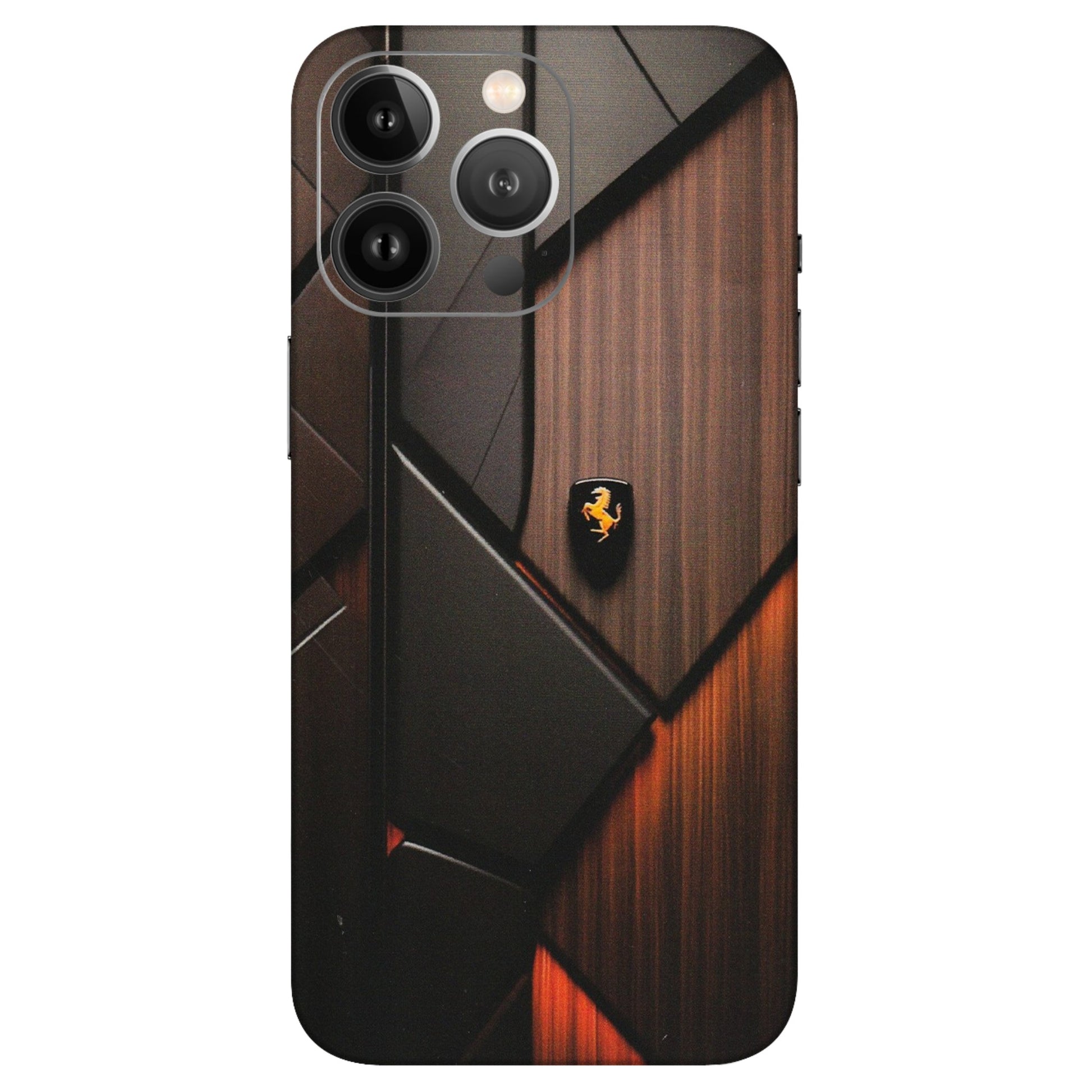 Apple iPhone Skins (All Models) - Lambo Beauty Wood Pattern Sober - Matte Finish (M-51) iPhone 13 Pro Max