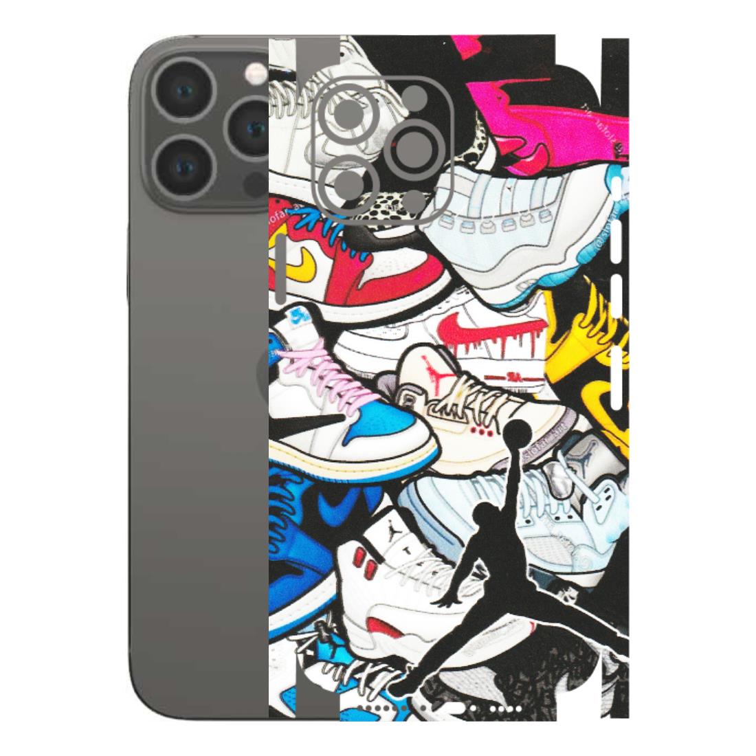 Apple iPhone Skins (All Models) - Jordan Sneakers Fan - Matte Finish (M-80) iPhone 13 Pro Max